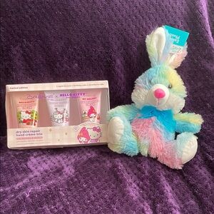 Hello Kitty Handy Dandy Cream Trio - Multi Colored Blush Bunny NEW